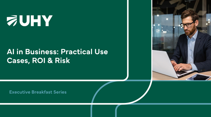 Executive Breakfast Series – AI in Business: Practical Use Cases, ROI &amp; Risk