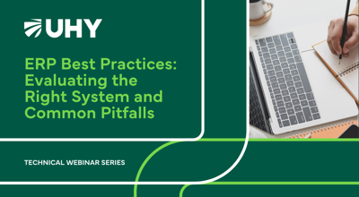 Technical Webinar Series ERP Best Practices Evaluating The Right System And Common Pitfalls