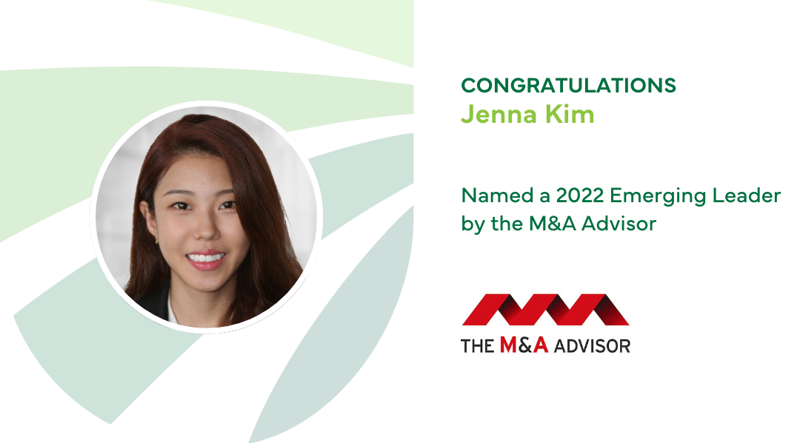 Kim Recognized as 2022 M&amp;A Advisor Emerging Leader