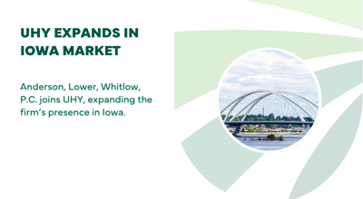 UHY EXPANDS IN IOWA MARKET (1)