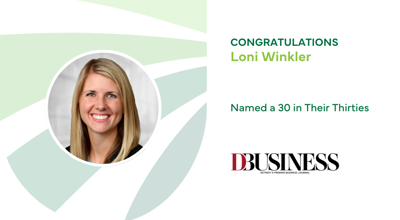 Loni Winkler Honored On Dbusiness '30 In Their Thirties' List