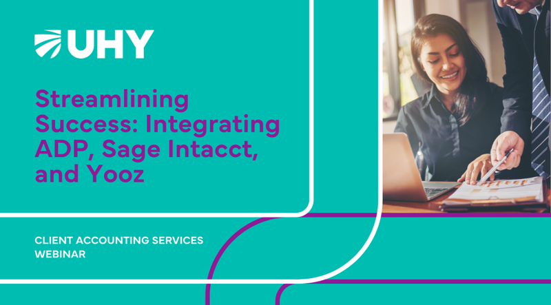 Streamlining Success: Integrating ADP, Sage Intacct, and Yooz