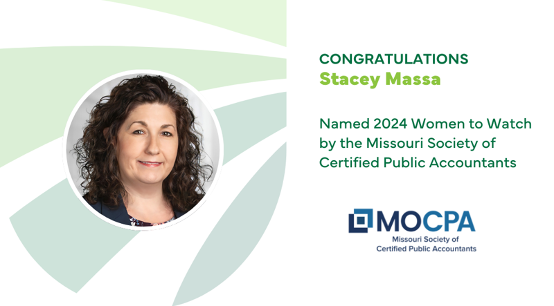 Missouri Society of Certified Public Accountants Honors Stacey Massa as Woman to Watch&nbsp;