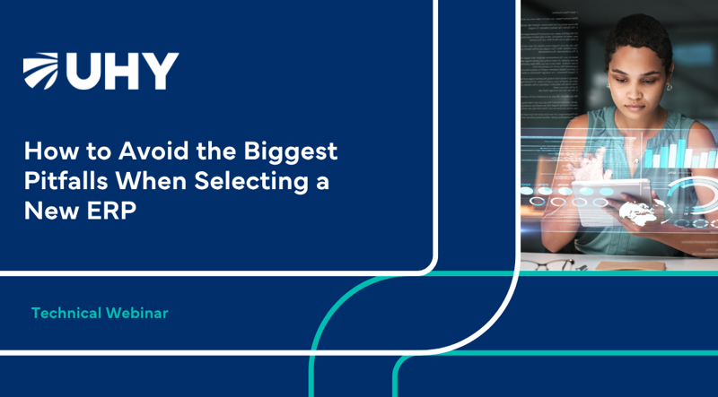 How to Avoid the Biggest Pitfalls When Selecting a New ERP