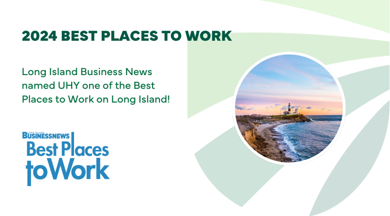 UHY Named A 2024 Best Place To Work On Long Island