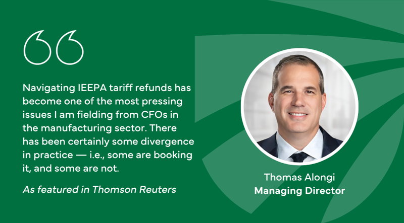 CFOs Warned Not To Book That Tariff Refund Until the Cash Is In the Bank