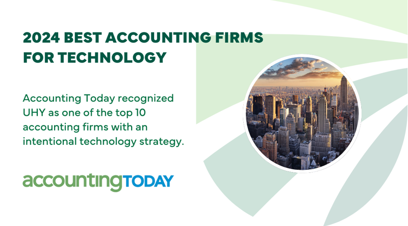 UHY Recognized as 2024 Best Firms for Technology by Accounting Today