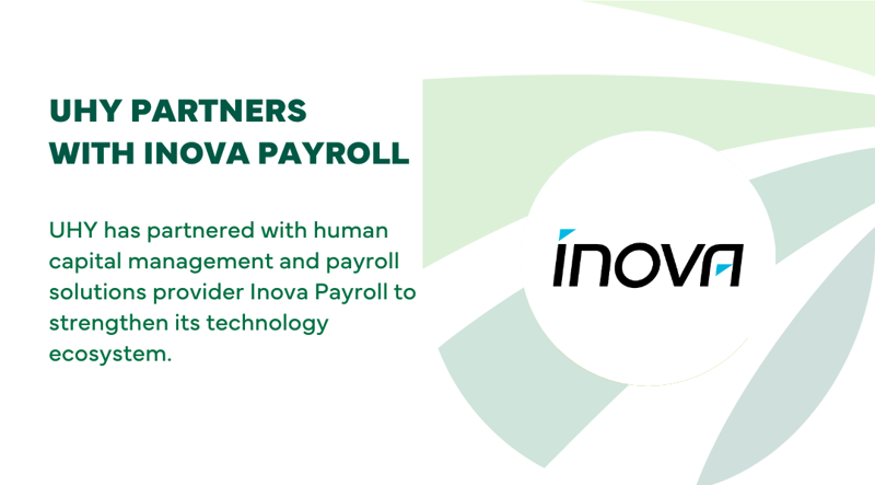 UHY Partners with Inova Payroll