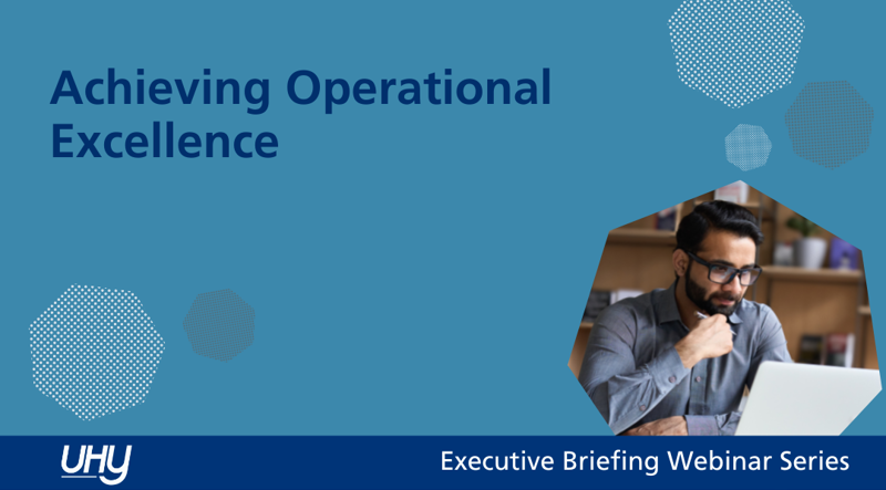 Achieving Operational Excellence