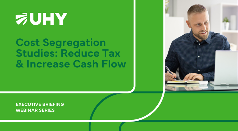 Cost Segregation Studies: Reduce Tax &amp; Increase Cash Flow