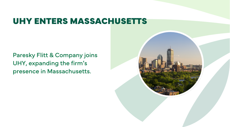 UHY LLP Enters Massachusetts Market