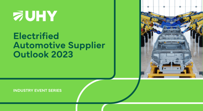 Industry Events Series Electrified Automotive Supplier Outlook 2023