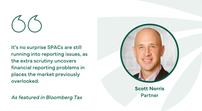 SPAC Accounting Troubles Continues As Industry Scrutiny Mounts