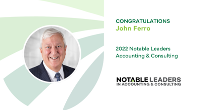 John Ferro Named Crain's NY Notable Leader In Accounting & Consulting