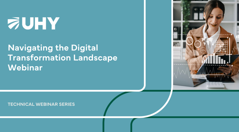 Navigating the Digital Transformation Landscape Webinar&nbsp;