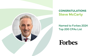 Steve Mccarty Makes Forbes Top 200 Cpas List