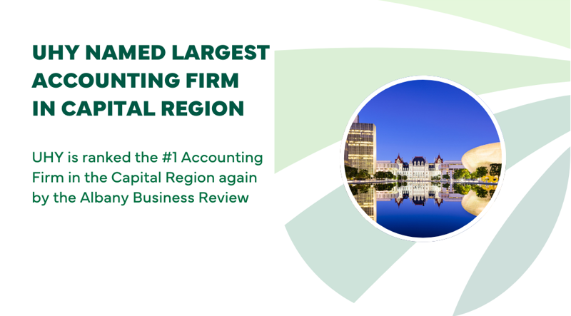 UHY Named Largest Accounting Firm in Capital Region