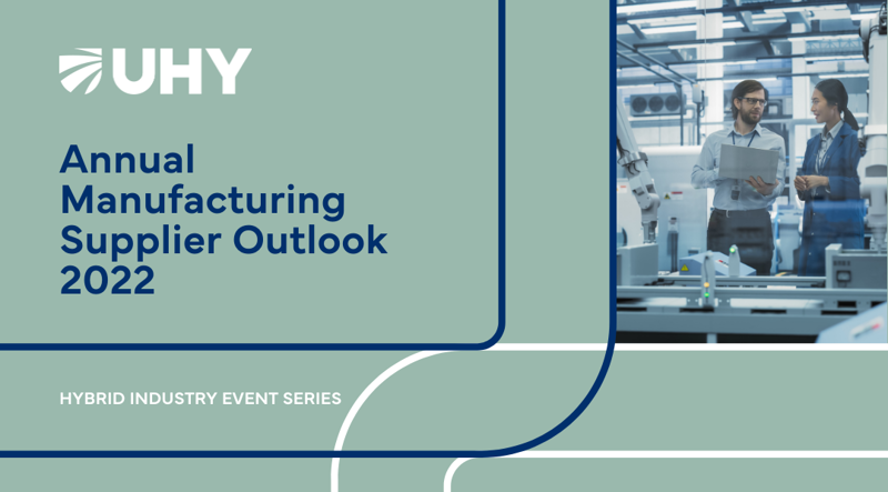 Annual Manufacturing Supplier Outlook