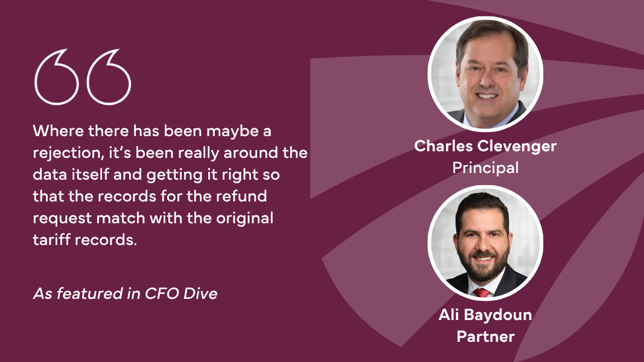 CFOs Face Tariff Refund Questions