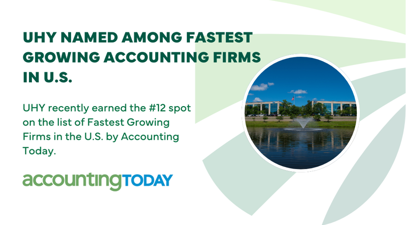 UHY Named Among Fastest Growing Accounting Firms in U.S.