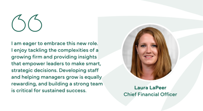Laura Lapeer Joins UHY As CFO