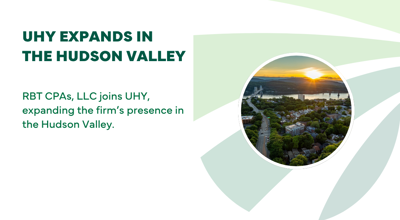 UHY Expands In Hudson Valley RBT Cpas