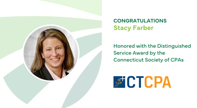 CTCPA Honors Stacy Farber With Distinguished Service Award