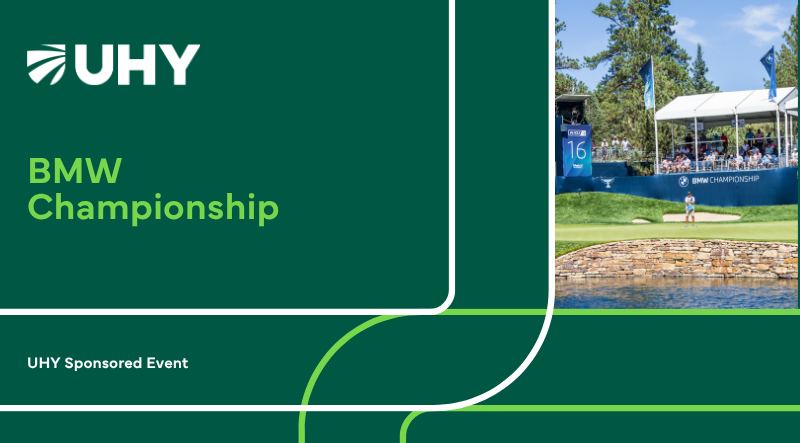 Experience the BMW Championship with UHY on August 20th