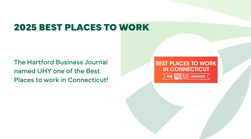 UHY Connecticut Named One of HBJ 2025 Best Places to Work