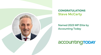 Steven Mccarty Named 2023 MP Elite By Accounting Today