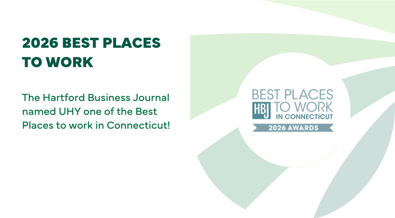 UHY Connecticut Named One of HBJ 2026 Best Places to Work