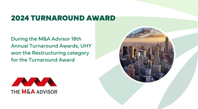 M&A Advisor TV Successful Client Turnaround Clinches 2024 Award Recognition