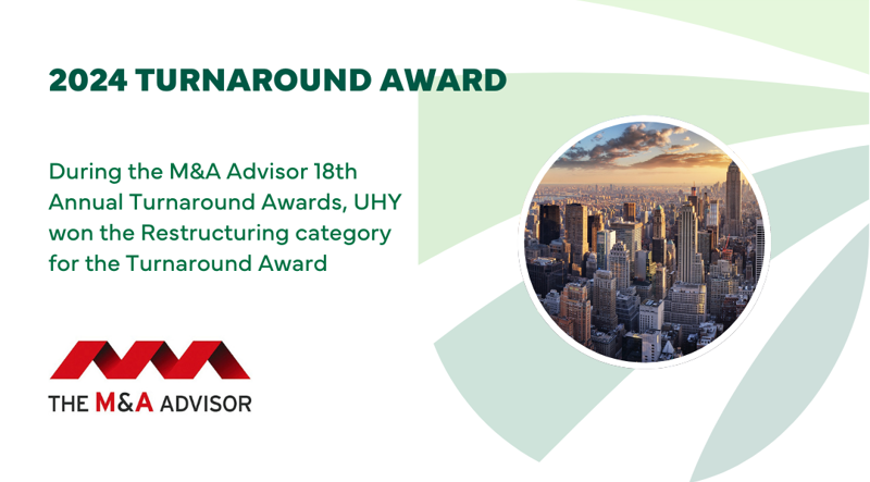 M&amp;A Advisor TV: Successful Client Turnaround Clinches 2024 Award Recognition