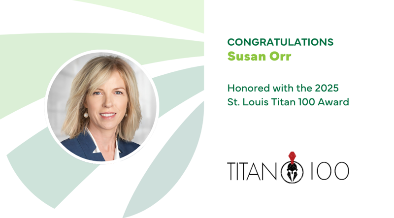 Susan Orr Recognized as a 2025 St. Louis Titan 100