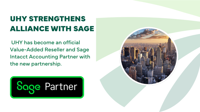 New Partnership with Sage