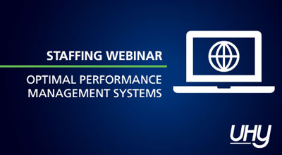 STAFFING WEBINAR: OPTIMAL PERFORMANCE MANAGEMENT SYSTEMS