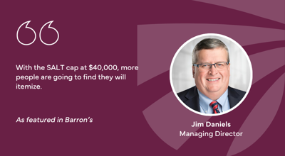 Jim Daniels Barron Don't Itemize